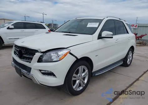 2012 Mercedes-Benz Ml 350 4Matic из США, поврежденный, VIN 4JGDA5HBXCA038461